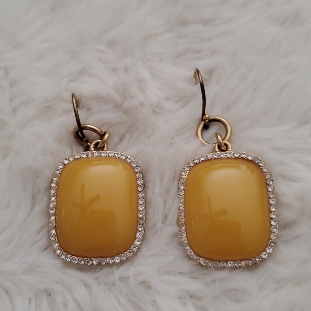 Cache Earrings with Rhinestones